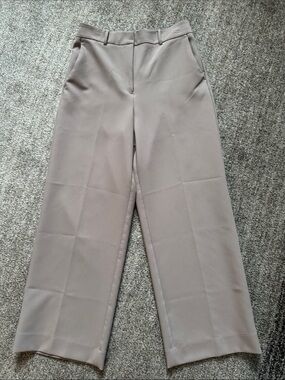 a.n.a Wide-Leg Dress Pants in Taupe